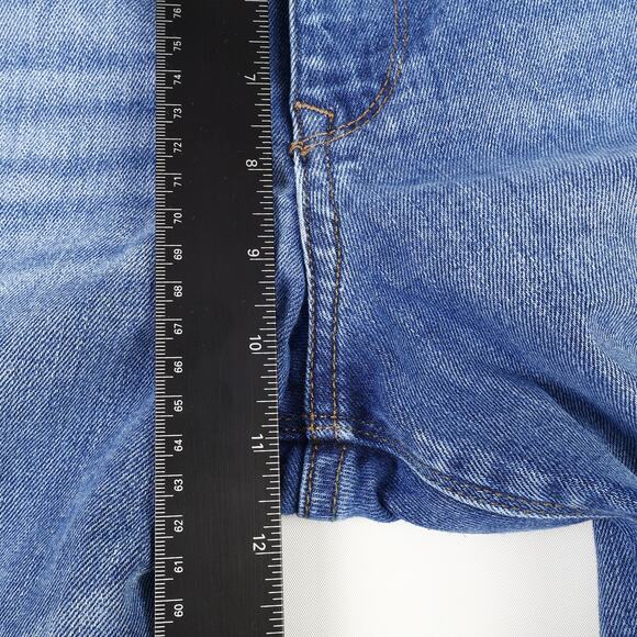 Express Womens Plus 18R Skinny Mid-Rise Medium Wash Denim Blue Jeans - Picture 4 of 12